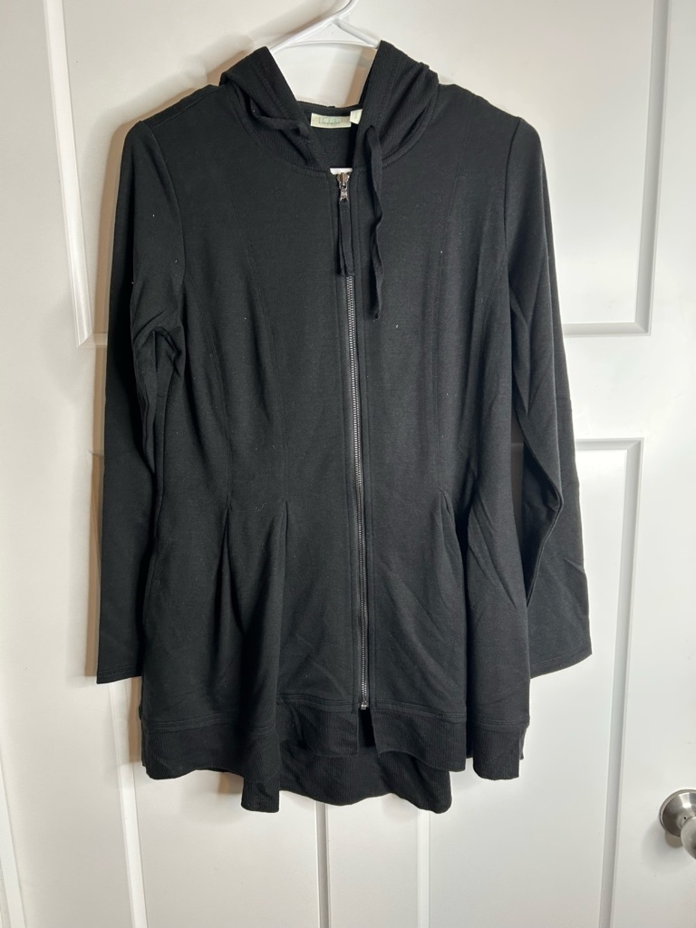 LOGO Lounge By Lori Goldstein Women’s XS Full Zip Jacket Black 5413